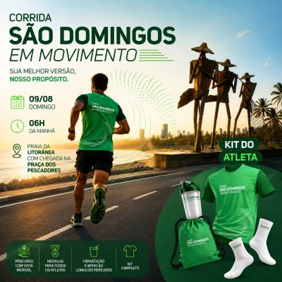 Banner da CORRIDA DO HOSPITAL SÃO DOMINGOS
